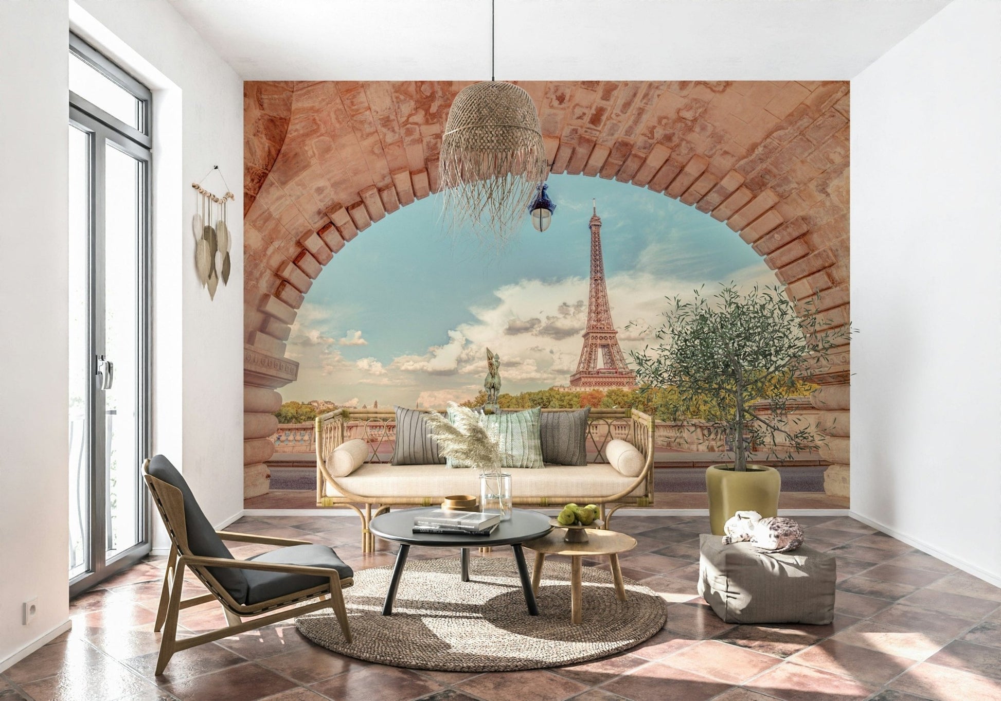 Parisian Vista Wall Mural