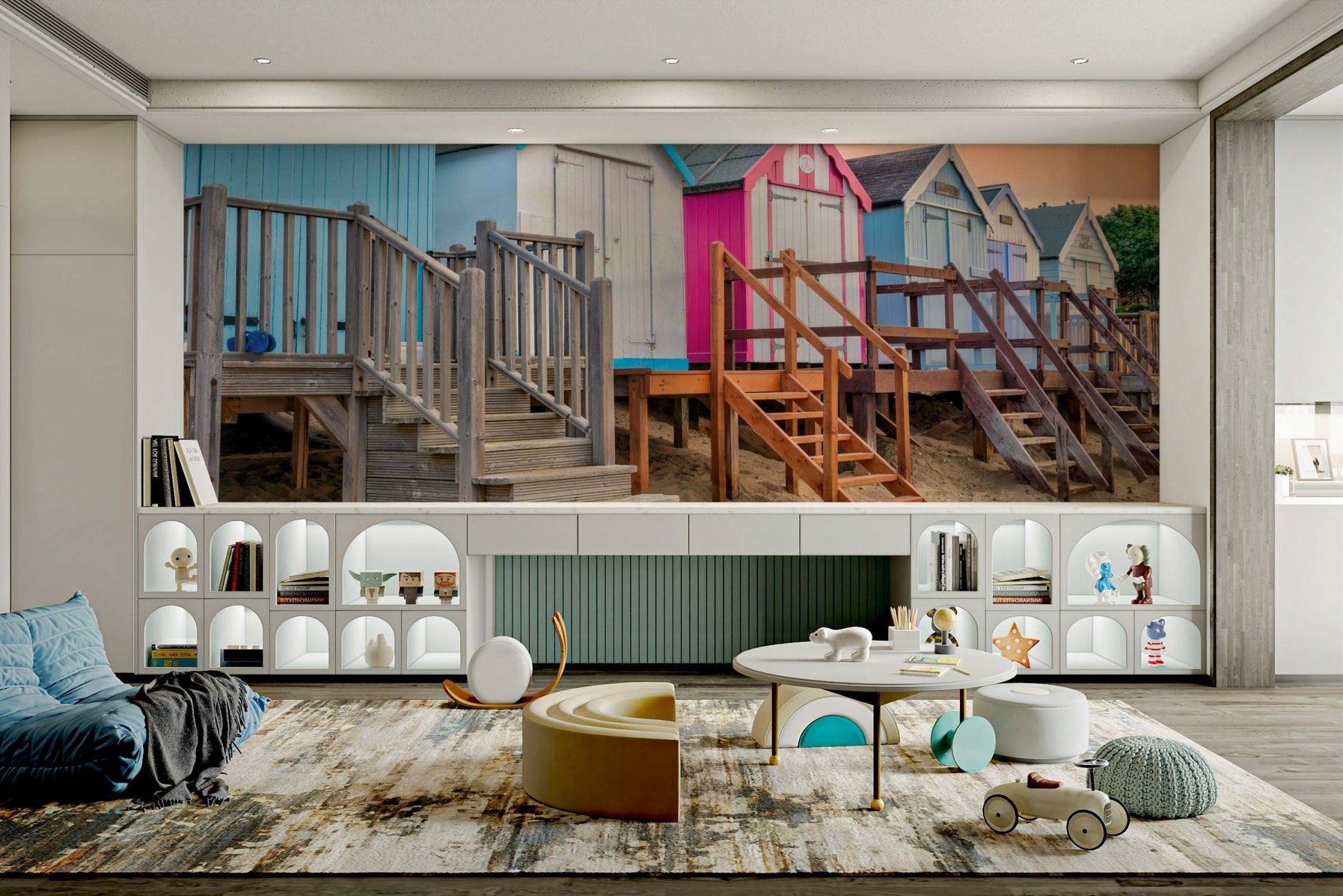 The image has a hand-drawn or painted look.

