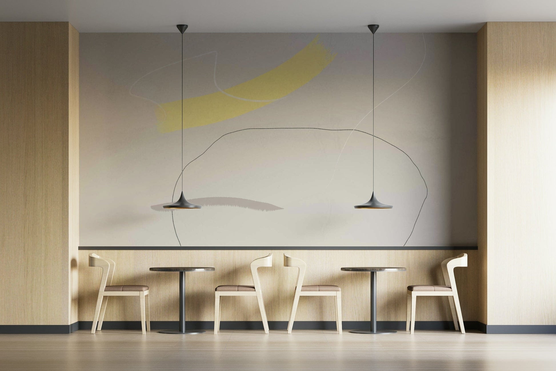 A classic abstract design wallpaper for walls.

