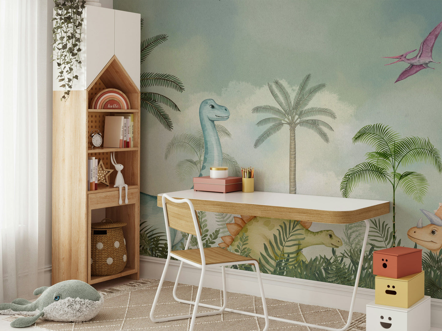 Mural wallpaper capturing a peaceful atmosphere

