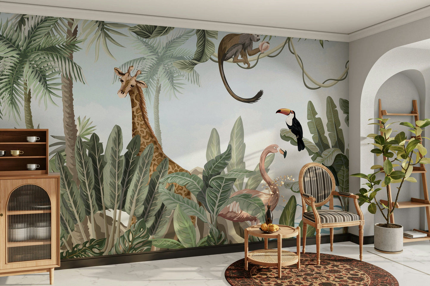 The composition is full and detailed, with a sense of natural abundance.

