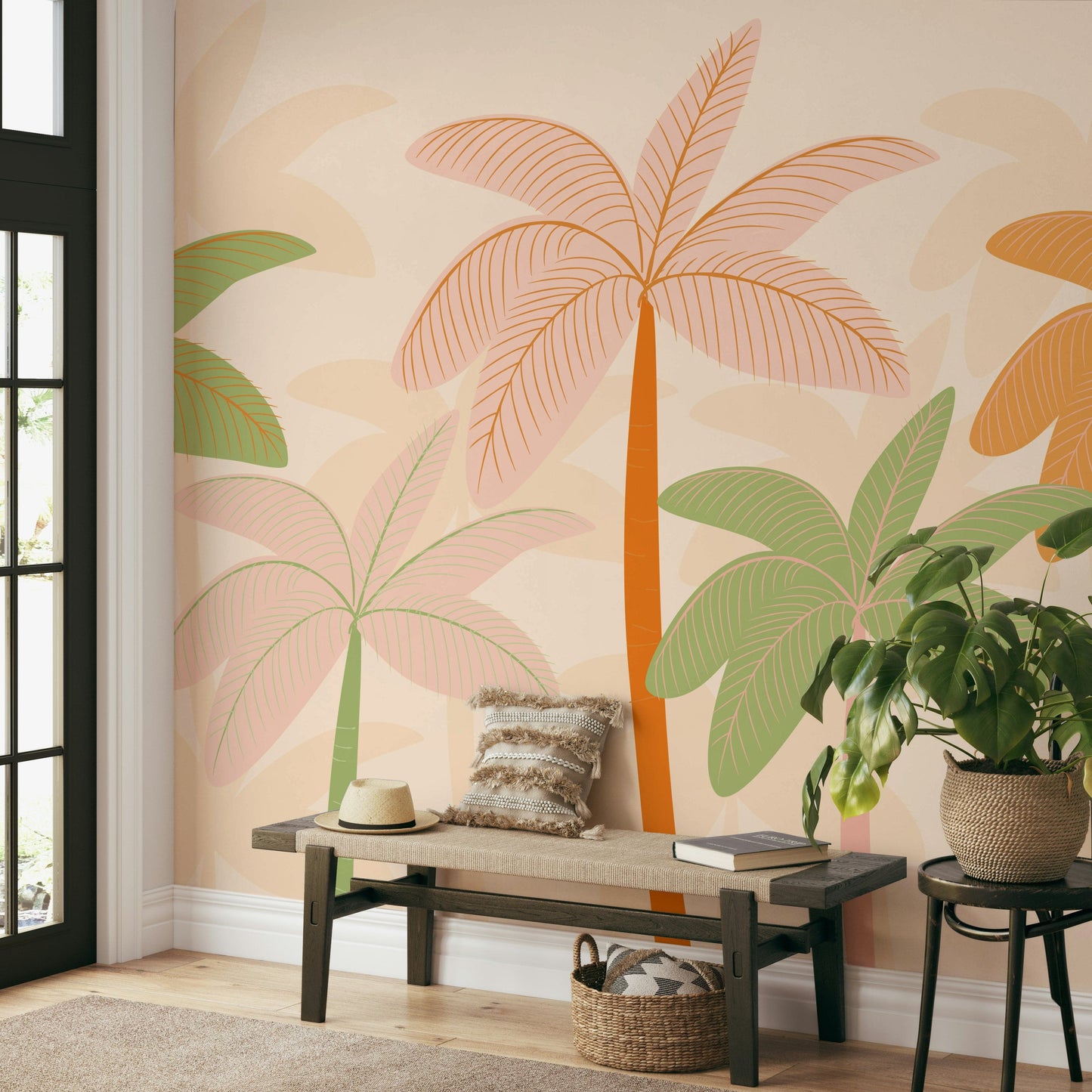 The colors are soft and gentle, with pale pastels.

