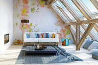 Living room soft mural wallpaper

