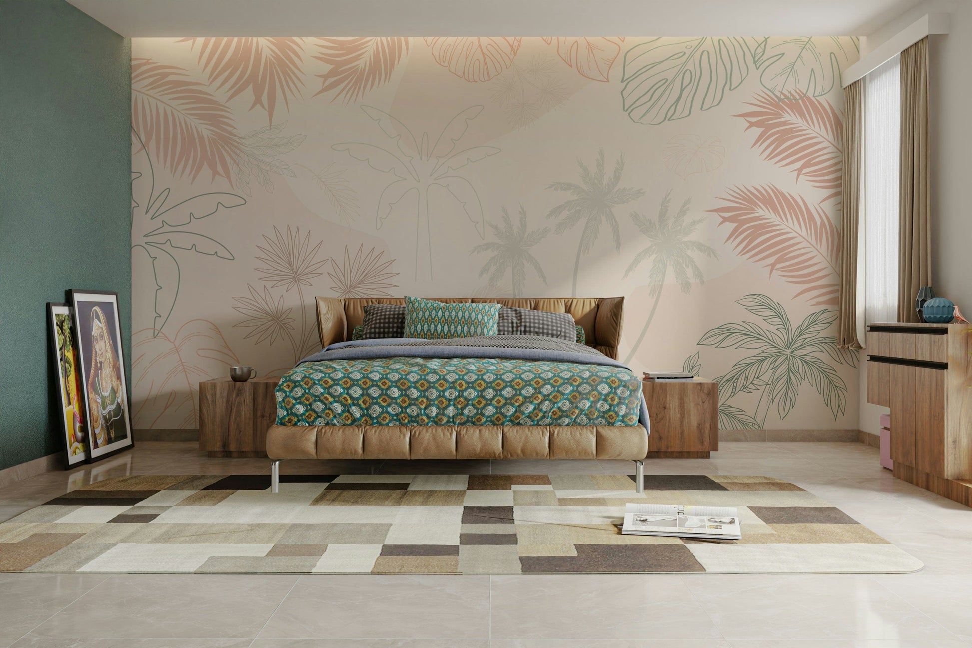 The design feels graceful and peaceful.

