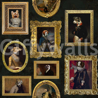 Artistic and unique animal-themed wallpaper.

