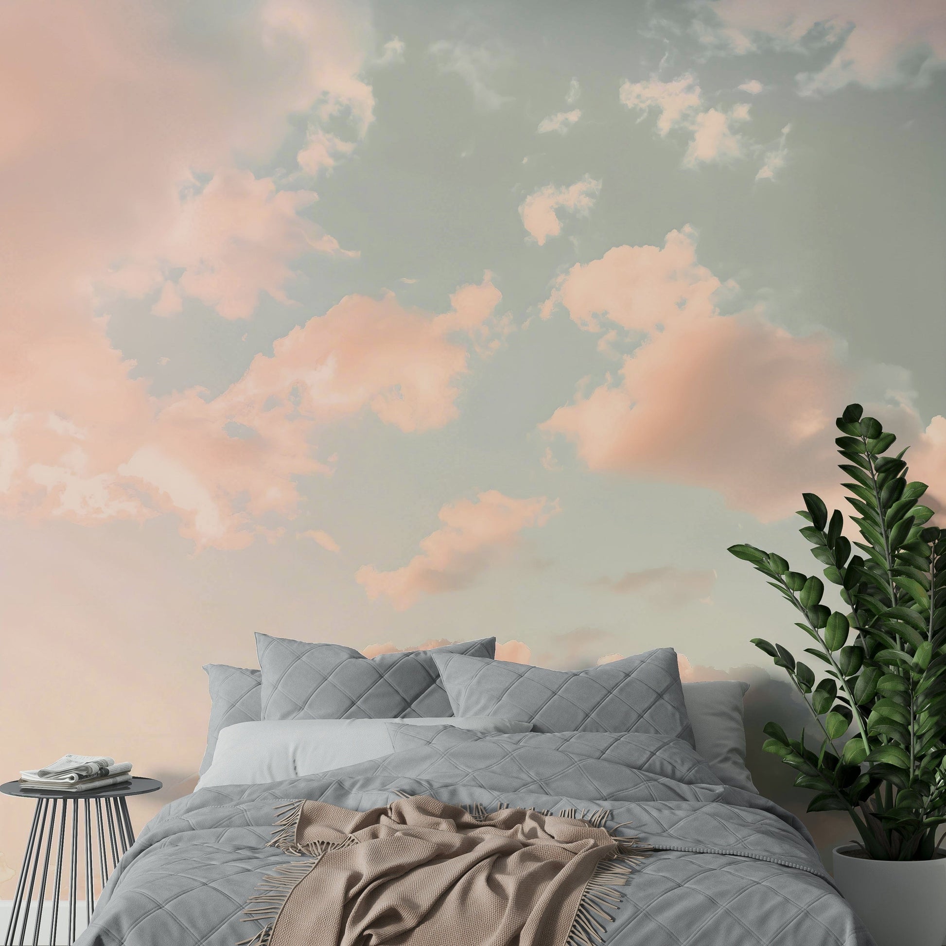 Mural wallpaper capturing a peaceful atmosphere

