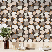 Chic Pebbled Elegance wallpaper for modern interiors