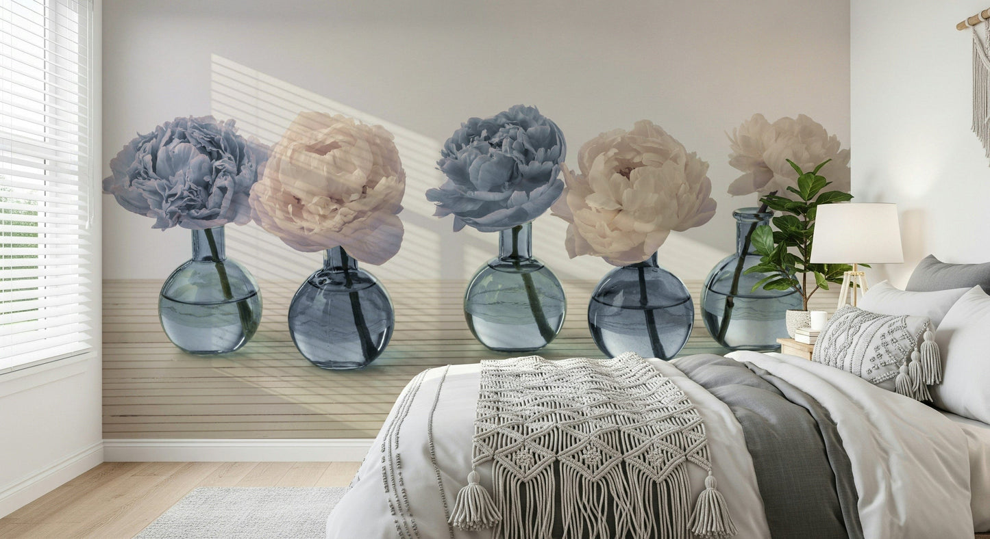 Floral Vases Wall Mural