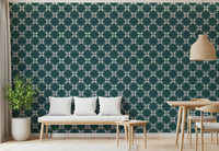 Petal Lattice Wallpaper⁠