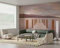 Piering into Nature's Heart Wall Mural