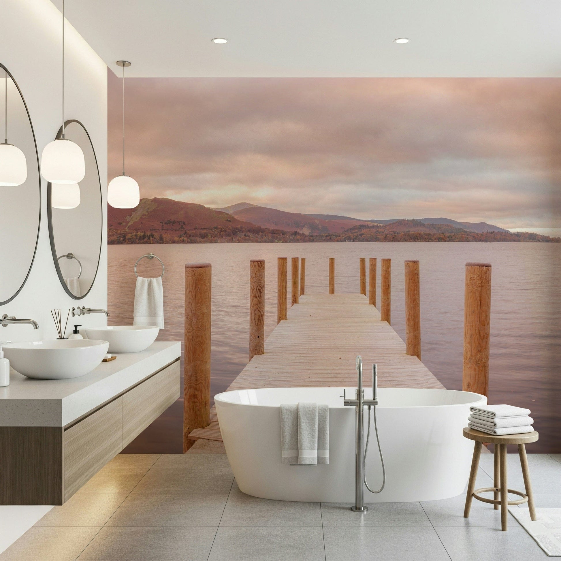 Piering into Nature's Heart Wall Mural