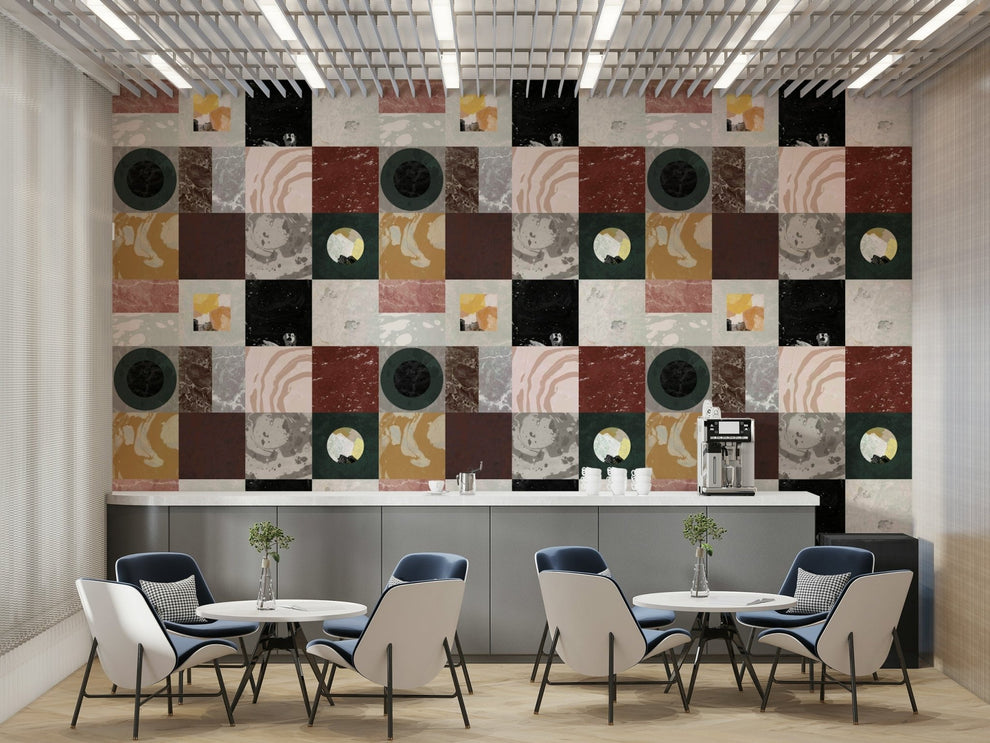 Pietra2 Rework Mural – Soft Natural Wallpaper Design