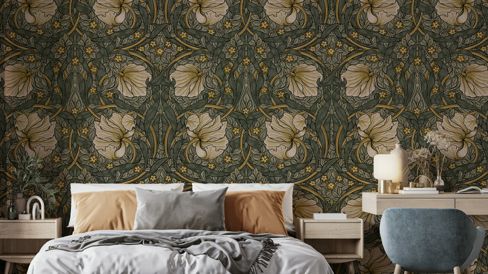 Pimpernel by William Morris 2 Wallpaper – Elegant Floral Design