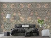 Detailed pimpernel wallpaper for feature walls

