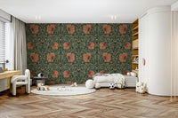 Classic William Morris wallpaper for living rooms

