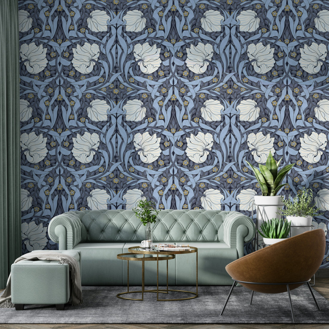 Pimpernel by William Morris 25 Wallpaper – Elegant Floral Design
