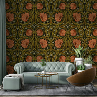 Timeless British design wallpaper for cozy interiors

