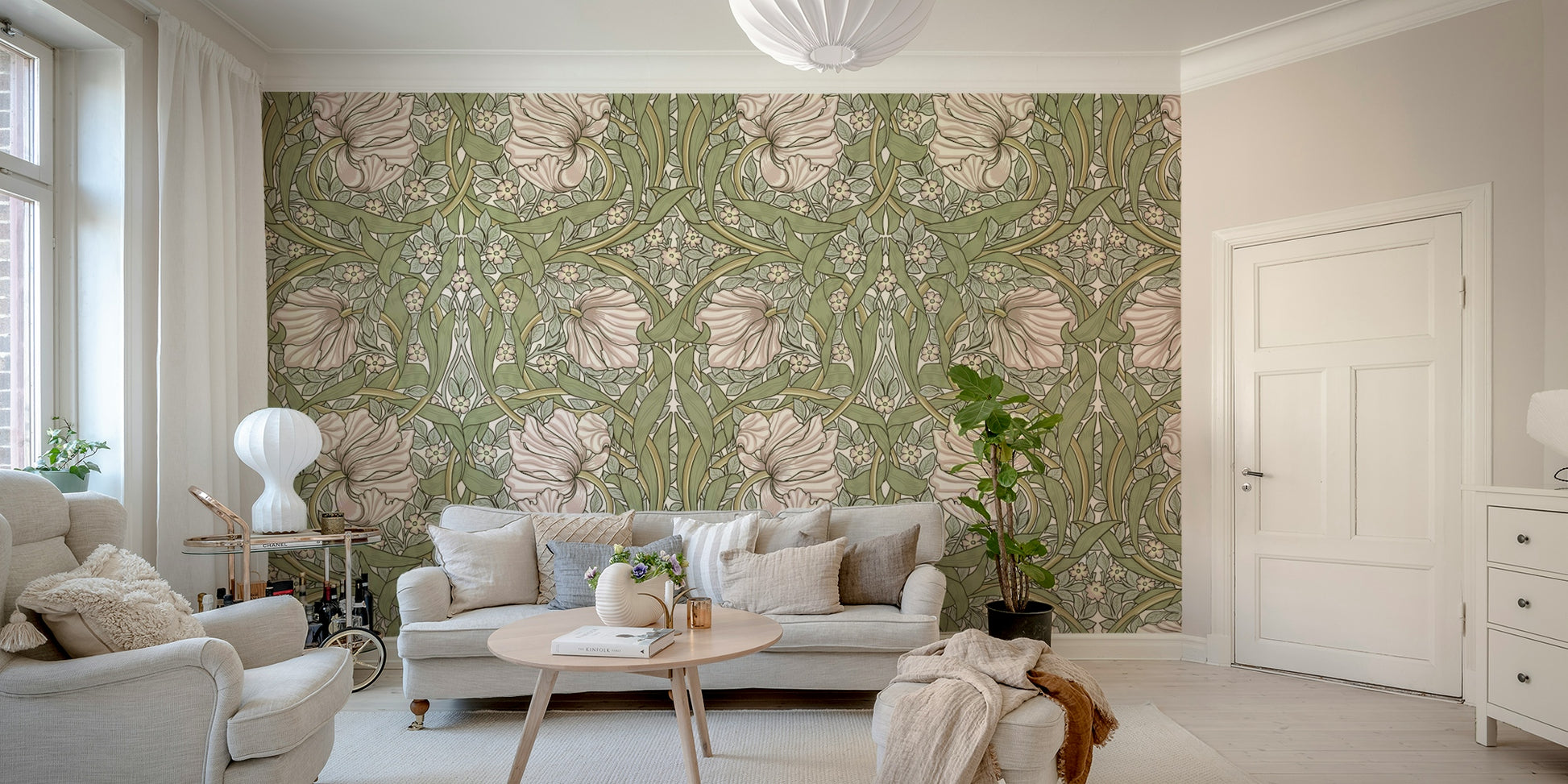 Timeless Victorian wallpaper pattern

