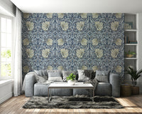 Handcrafted William Morris wallpaper

