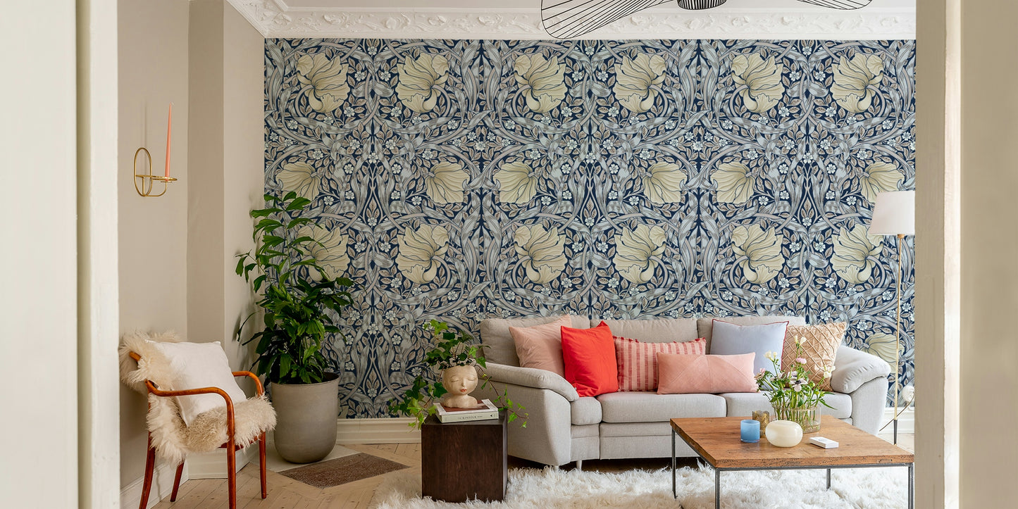 Classic William Morris wallpaper for walls


