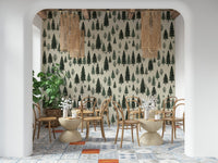 Rustic Hide Leather Wall Mural – Warm tan leather texture creating a sophisticated, earthy ambiance.