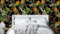 Pineapple Paradise wall mural bringing tropical charm to your space.

