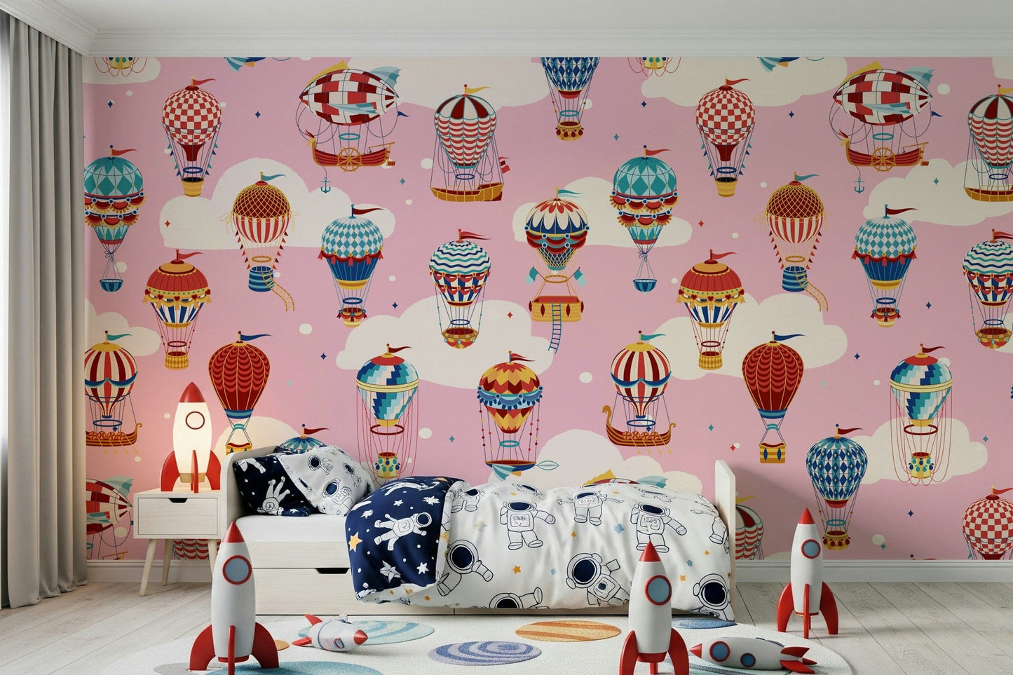 Cloudbound Balloons Wall Mural -2735493