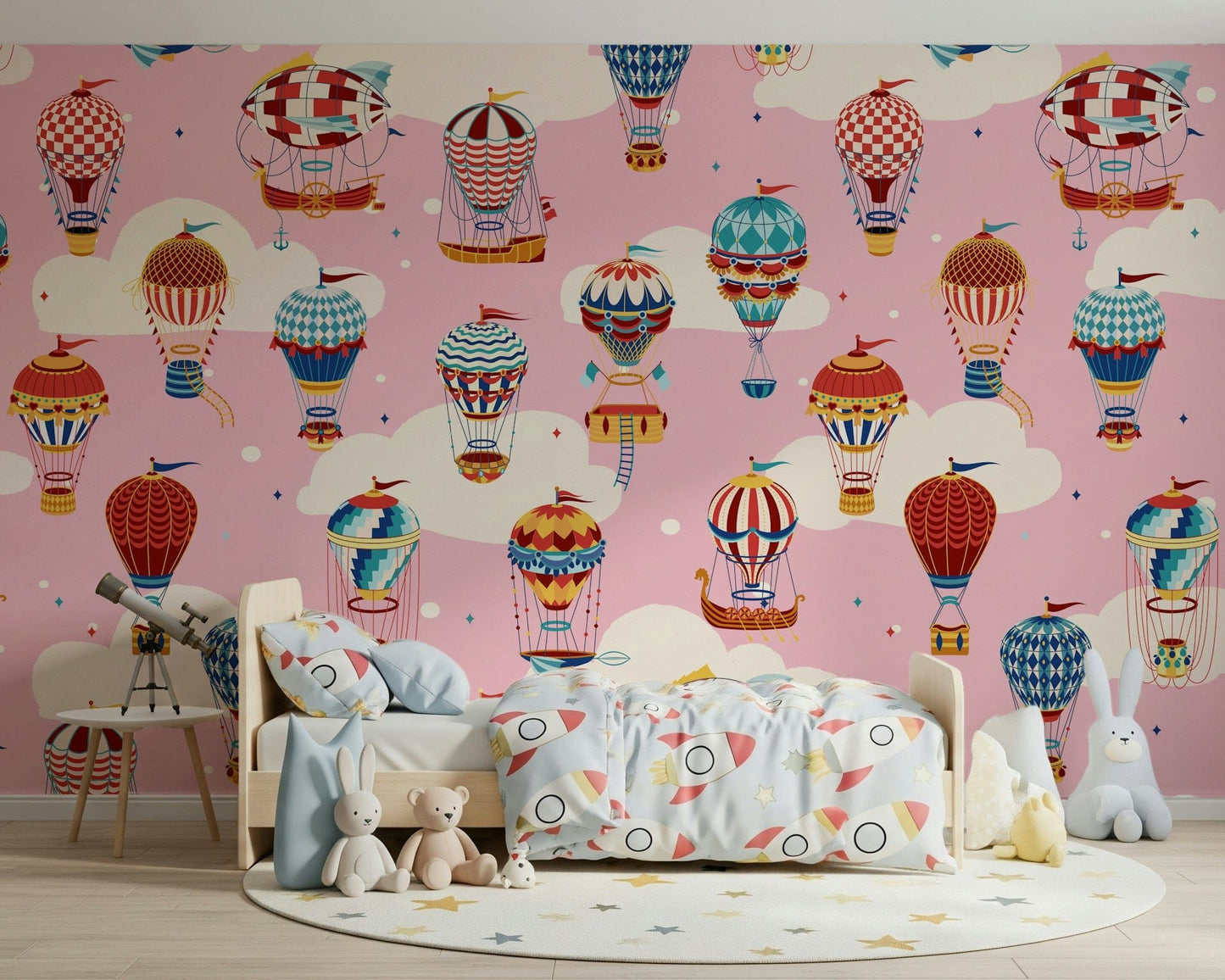 Cloudbound Balloons Wall Mural -2735493