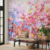 Wall decor evoking happiness and new life.

