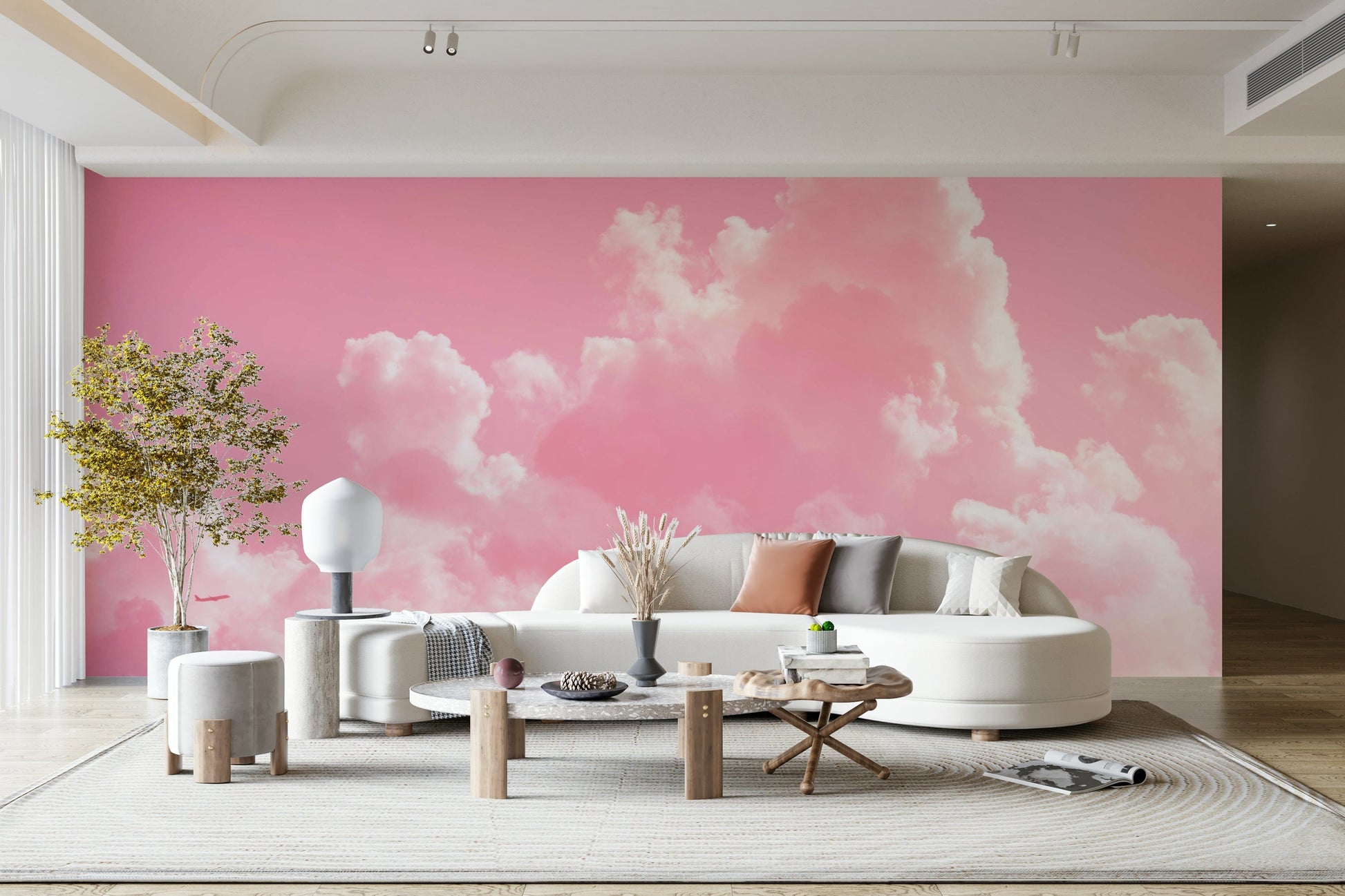 A classic cloud design wallpaper for walls.

