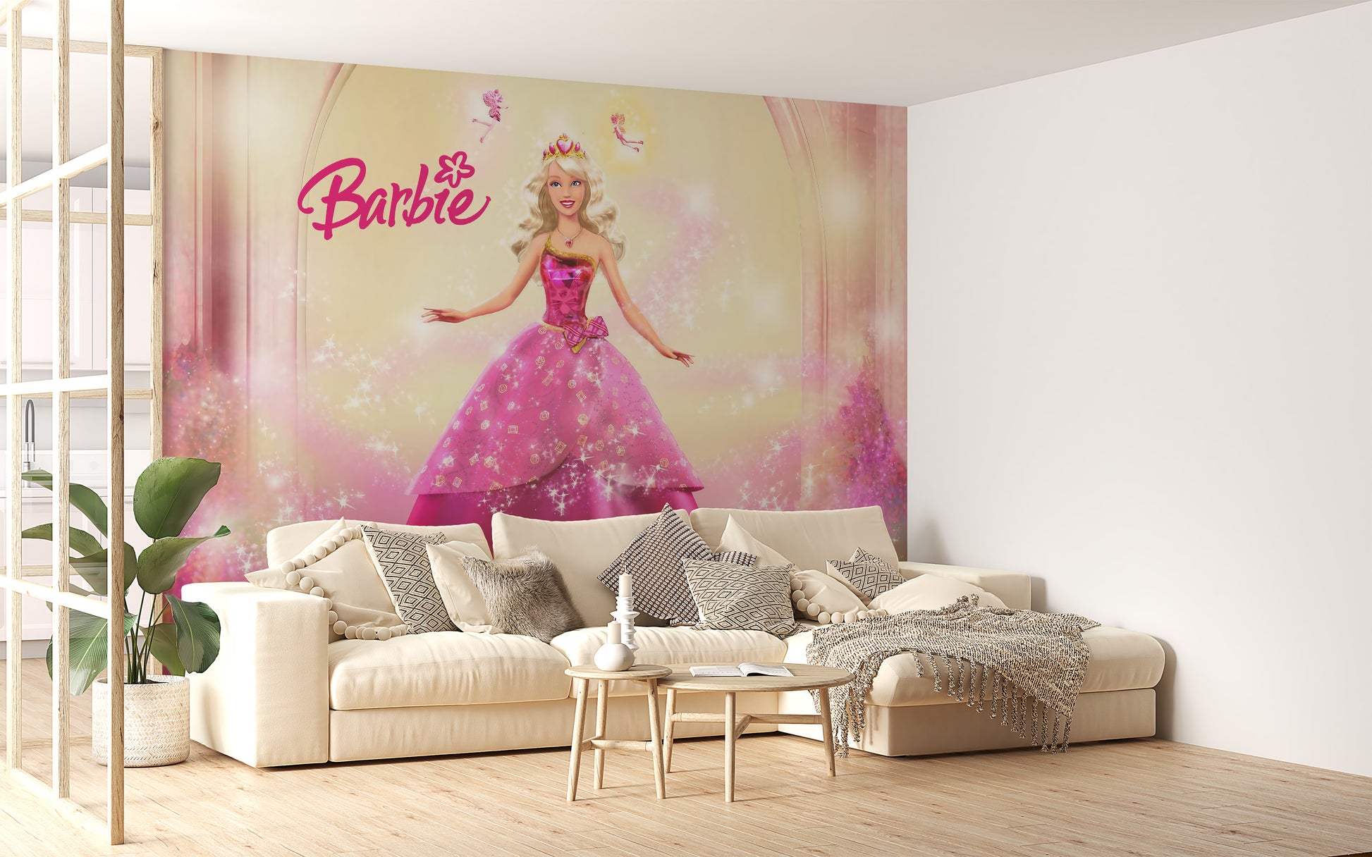 Pink Color Dress Barbie Wallpaper Murals - Giffywalls Pink Color Dress Barbie Wallpaper Murals - Giffywalls