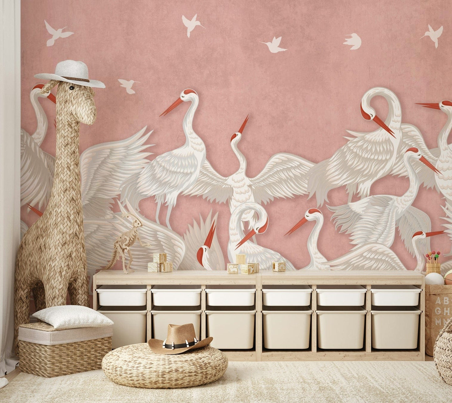 Wall decor showing a tranquil abstract view

