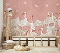 Wall decor showing a tranquil abstract view

