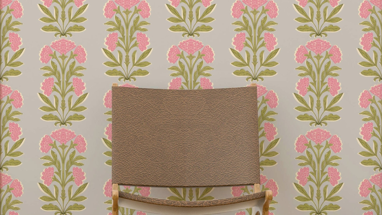 The colors are soft pink and gentle tones.

