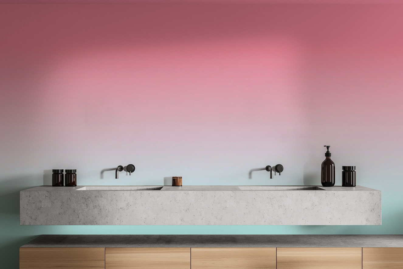 Romantic rose petal wallpaper in a watercolor style.