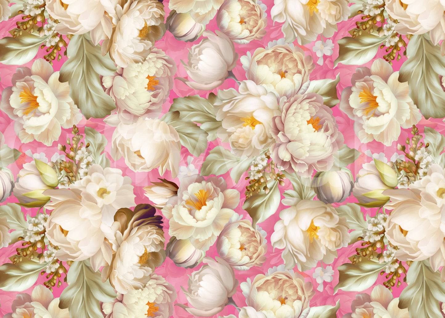 Pink Blossom Burst Wallpaper Wall Mural