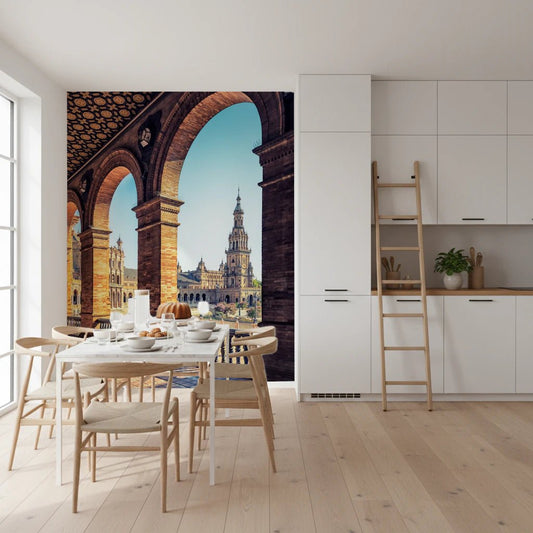 Plaza de España View Wall Mural