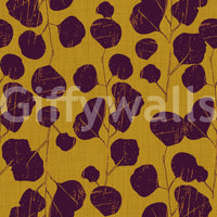 A detail of the bohemian floral pattern in the design.

