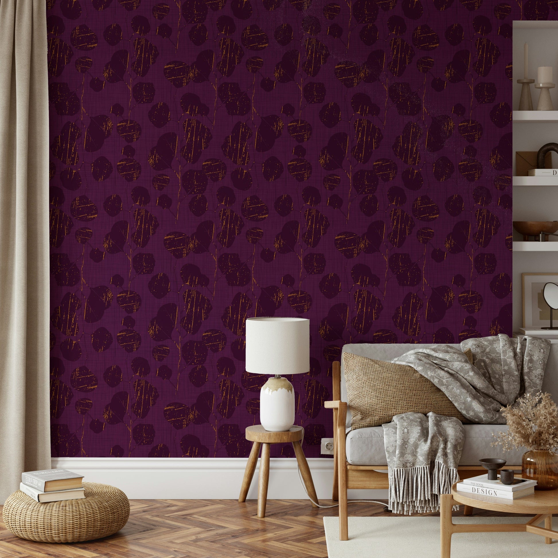 Boho Jewel Tone graceful wallpaper