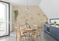 Poetic Soft Floral – Honey Wall Mural