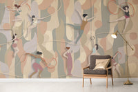 Poised figure expressing harmony through dance
