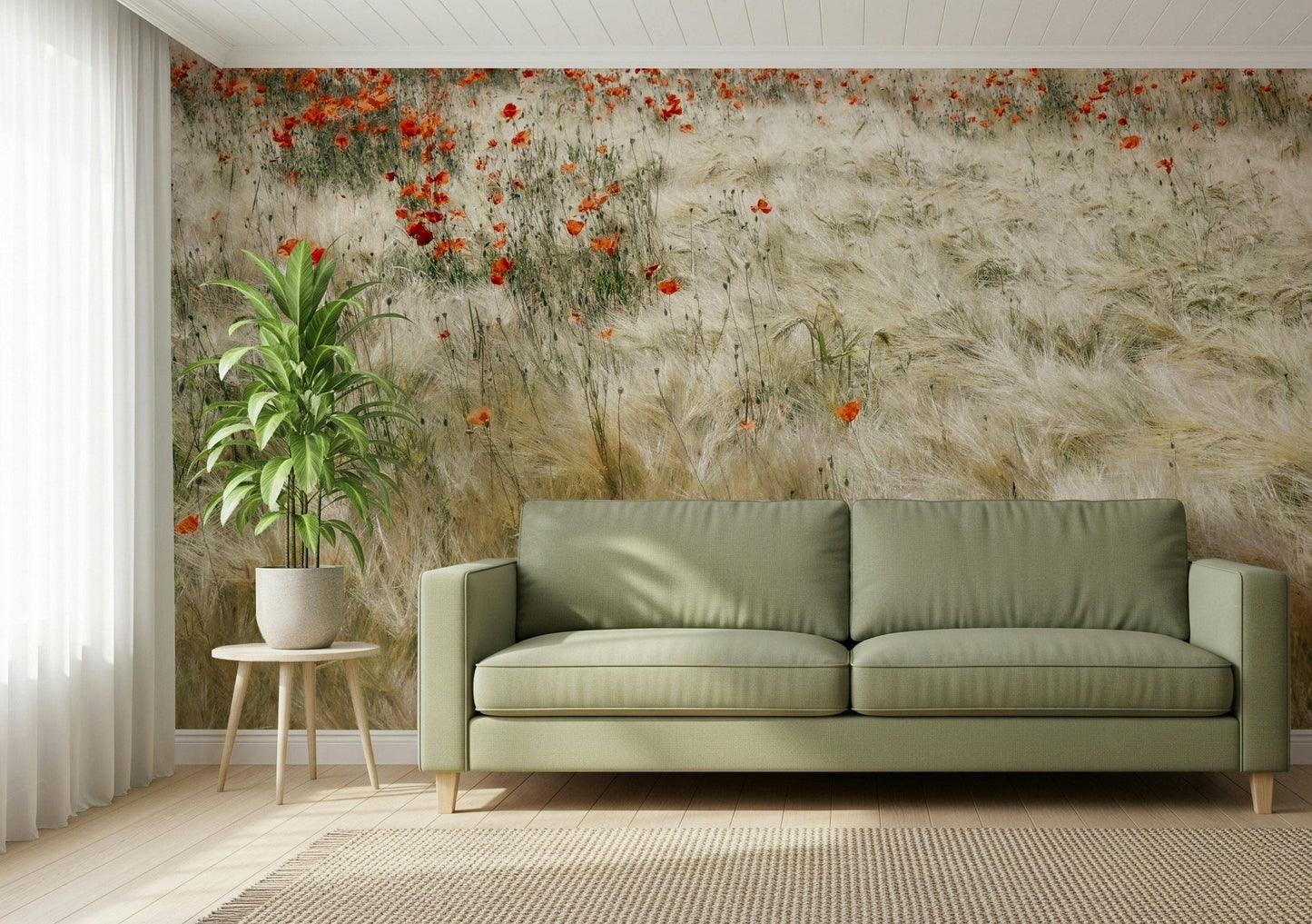 Poppy Field Dreams Wall Mural -2539580