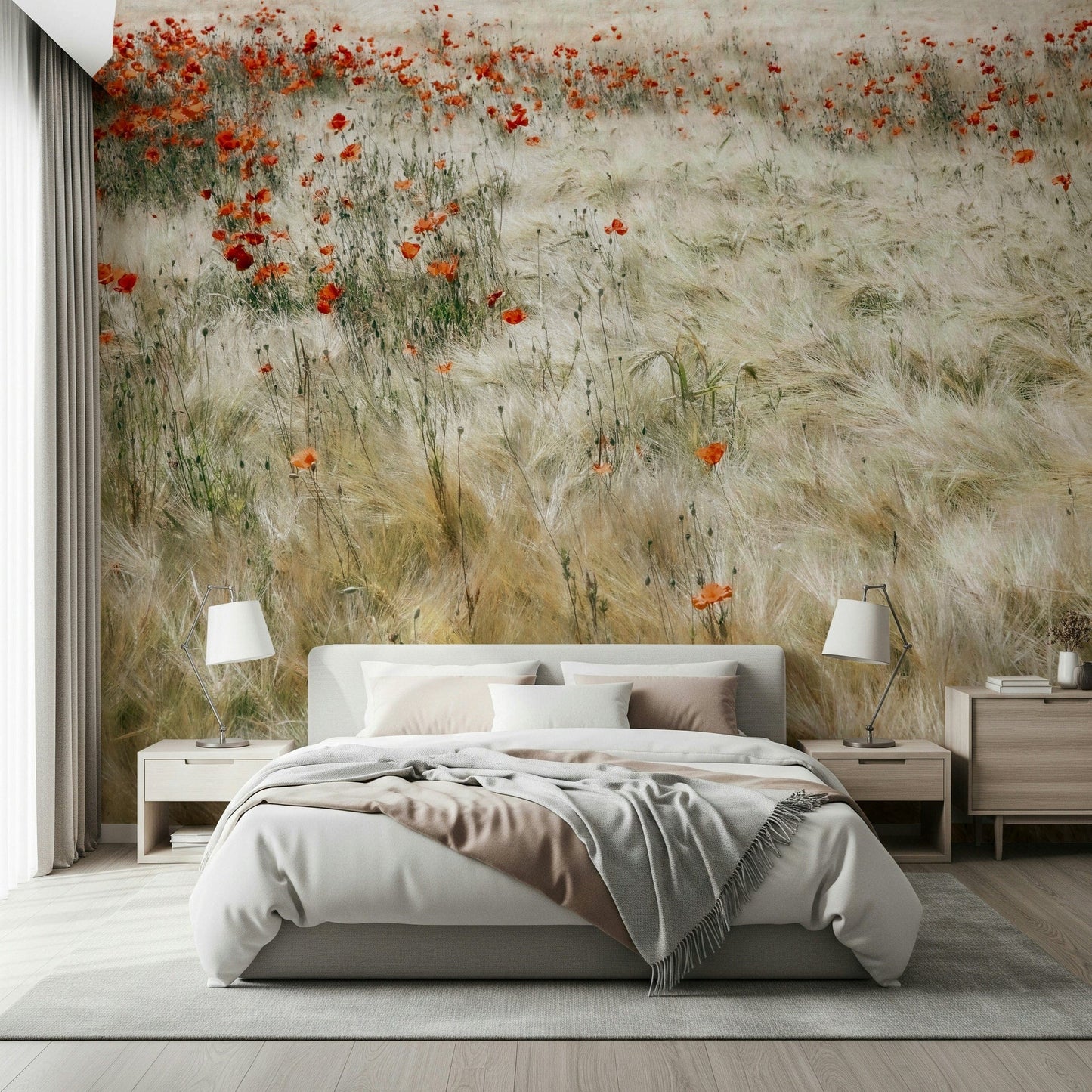 Poppy Field Dreams Wall Mural -2539580
