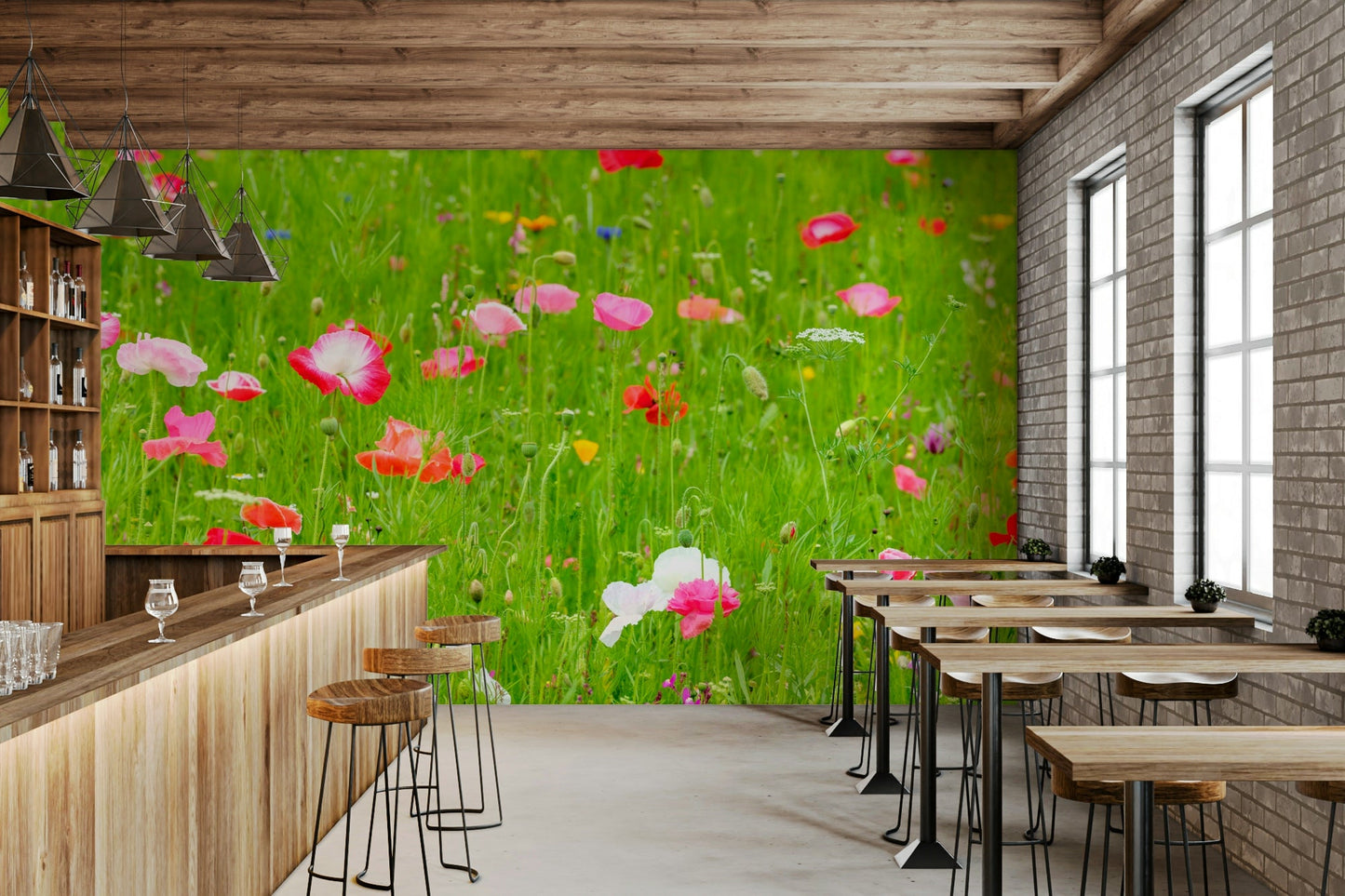 colorful floral wallpaper

