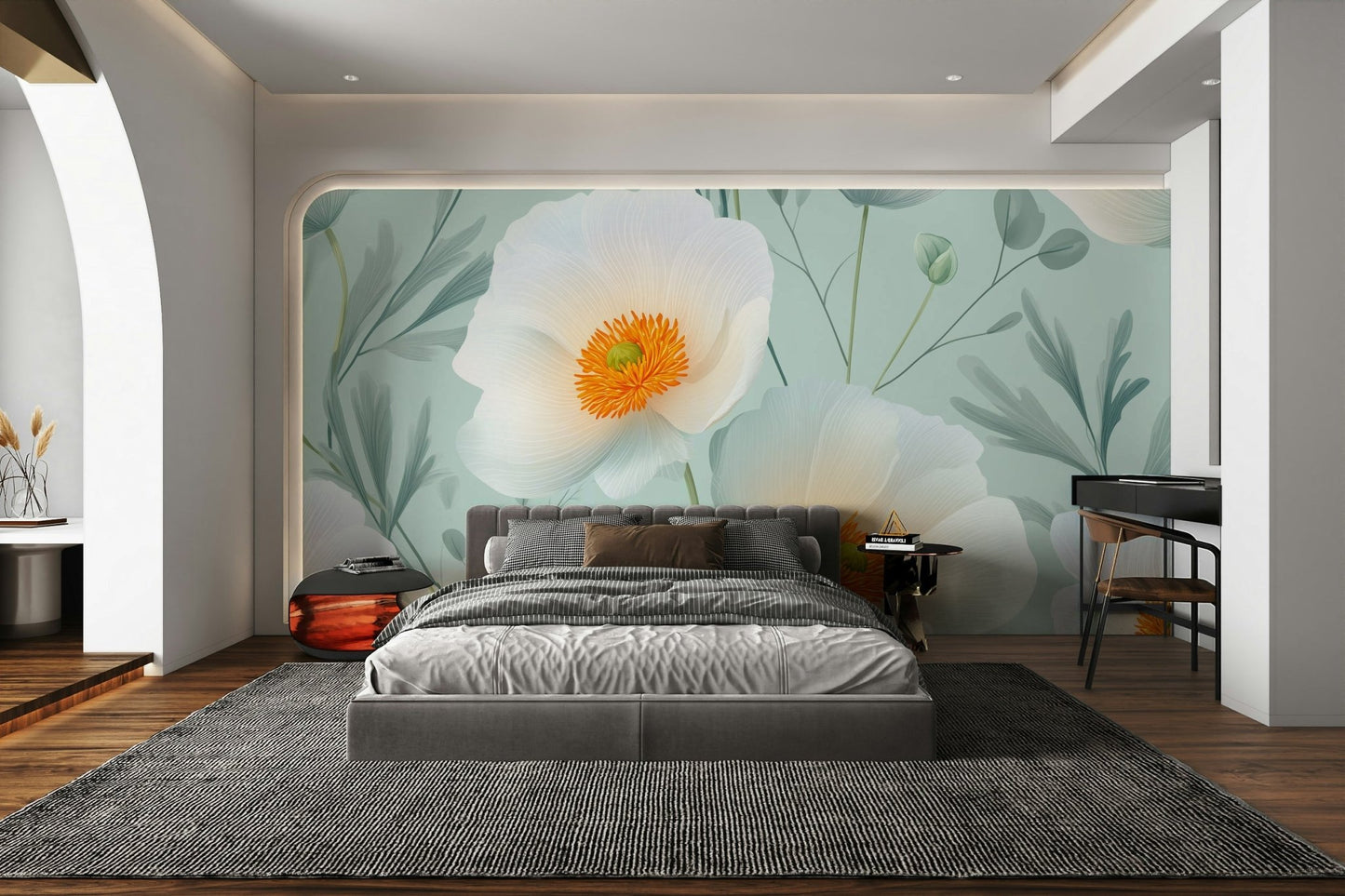 Suitable for a calm, nature-inspired, or modern interior.
