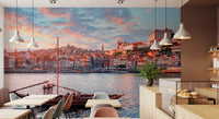 Porto Sunset Glow Wall Mural