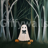 The Preppy Ghost Wall Mural⁠ - elegant design



