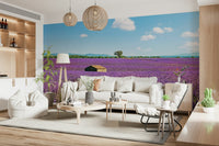 Wall mural featuring Provence scenery and open farmland