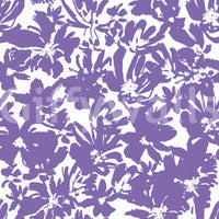 A seamless pattern of abstract flowers on a wall

