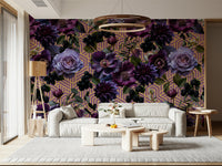 A serene abstract pattern wall mural for your decor.

